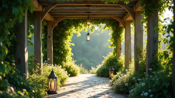 Pergola au jardin : 10 idées d'aménagement pour un espace ombragé stylé