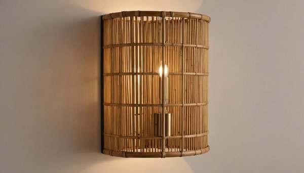 Applique murale rotin osier bambou : l'élégance naturelle chez vous