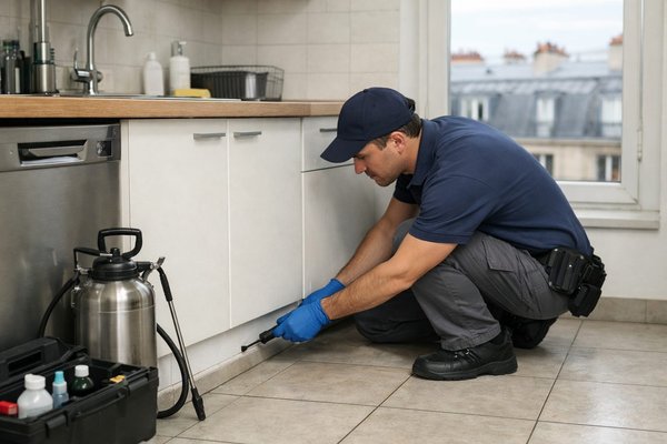 Agir rapidement à paris pour une maison sans cafards